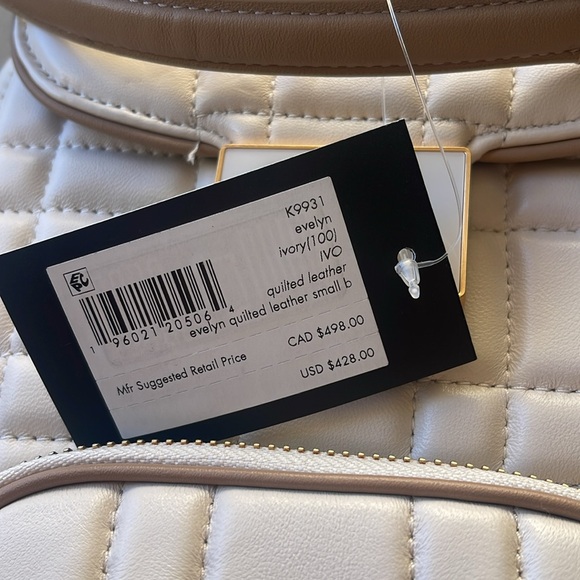 Kate Spade “Evelyn” quilted leather small  backpack NWT - Picture 6 of 14